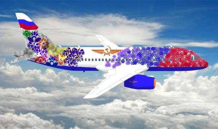 Найбільш креативні варіанти розмальовки для літаків Аерофлоту (55 рисунків)