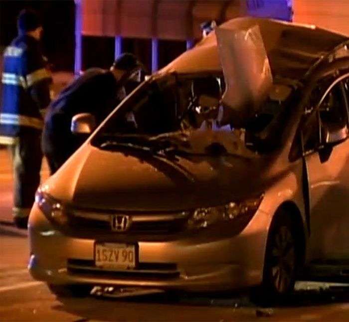 Honda Civic вибухнула через спроби відкрити багажник (10 фото)