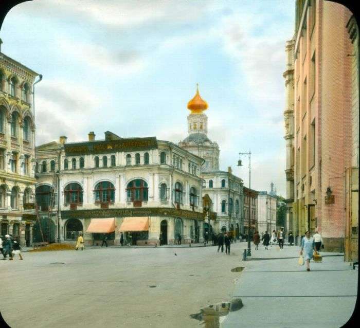Рідкісні знімки кольоровий Москви 1931 року в кольорі (77 фото)
