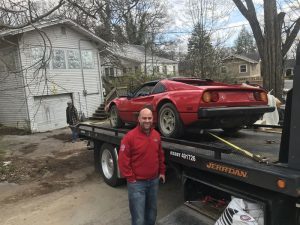 Купил дом вслепую, а в гараже оказался Ferrari 308! автомобили