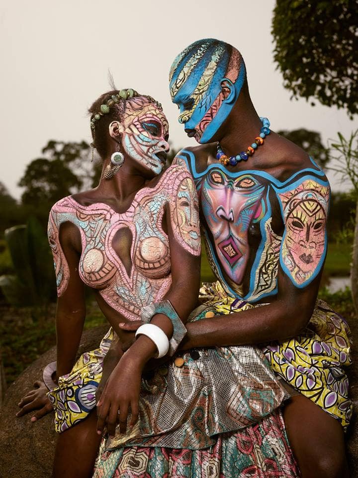 Фестиваль бодиарта в Экваториальной Гвинее 2019 картинки