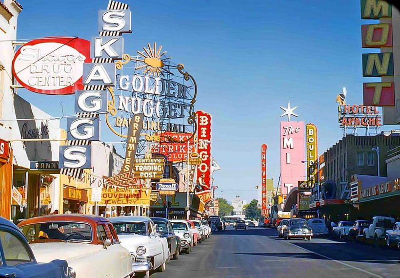 Как Лас-Вегас стал таким, каким мы его знаем: снимки города 1906-1971 годов авиатур