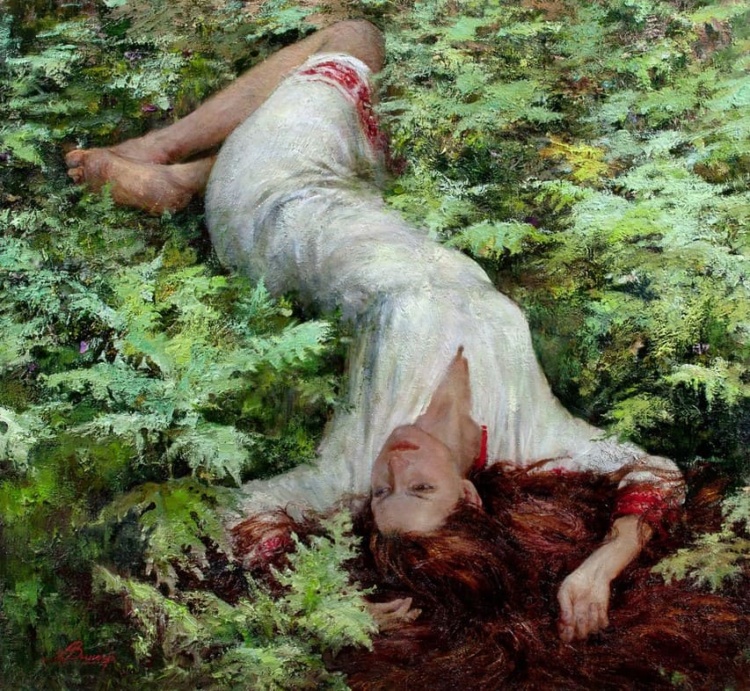 Художник Анна Виноградова. Святочная благодать Живопись