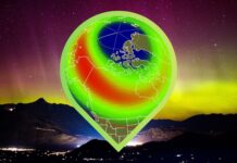 Північне сяйво помітили сьогодні вночі в 10 штатах США після потужного сонячного шторму