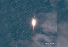 Око в небі: супутник зобразив чудові кадри запуску SpaceX Falcon Heavy